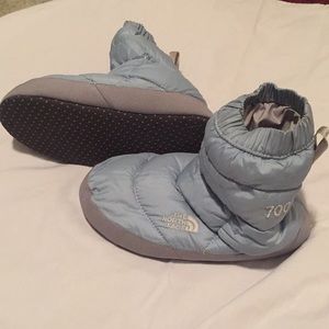 north face sleeping bag slippers